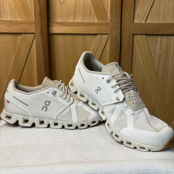 On Running Shoes - On Running Men's Beige Athletic Shoes